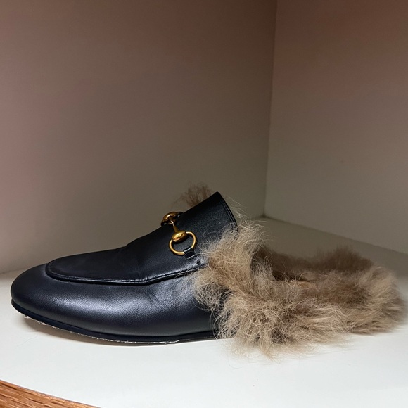 Gucci PRINCETOWN LEATHER FLATS size WOMENS 38 - Picture 10 of 10